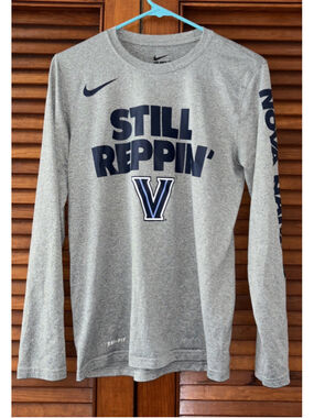 Villanova Wildcats Nike Still Reppin' Nova Nation Long Sleeve Shirt Men's Small